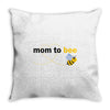 Mom to Bee Baby Boy Throw Pillow