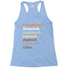 fall helvetica Racerback Tank
