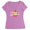 captain obvious Women's Triblend Scoop T-shirt