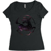 sagittarius zodiac galaxy Women's Triblend Scoop T-shirt