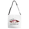 October Peeking Out Baby Girl Adjustable Strap Totes