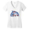 raising the flag Women's V-Neck T-Shirt