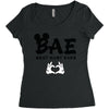 Bae Best Auntie Ever Women's Triblend Scoop T-shirt