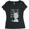 not for smart people Women's Triblend Scoop T-shirt