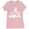 mac gyver schwarz Ladies Fitted T-Shirt