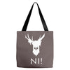 knights who say ni Tote Bags