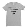 All I Want For Christmas Is You Ladies Fitted T-Shirt