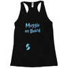 Muggle On Board Blue Racerback Tank