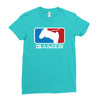 gamer mf716 best trending Ladies Fitted T-Shirt