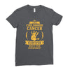 I Am A Childhood Cancer Survivor What's Your Superpower? Ladies Fitted T-Shirt
