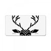 poly deer black License Plate