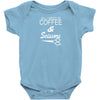 all i need is coffee sciossors Baby Onesie