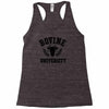 bovine university Racerback Tank