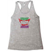 straight outta arkham Racerback Tank