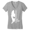 taxi driver robert Women's V-Neck T-Shirt