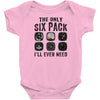 Pilots Six Pack Airplane Instruments Infant Clothing