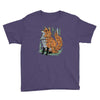 polygon fox graphic Youth Tee