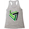 puzzled putter Racerback Tank