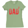 dad 2 Ladies Fitted T-Shirt