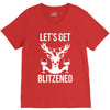 let's get blitzened 1 V-Neck Tee