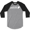 evolution of motorbike 3/4 Sleeve Shirt