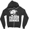 ted fick dich donner Zipper Hoodie