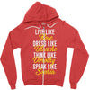 be golden Zipper Hoodie
