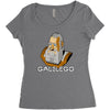galilego Women's Triblend Scoop T-shirt
