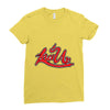 lace up Ladies Fitted T-Shirt
