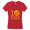 i love dbz Women's V-Neck T-Shirt