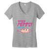 [your name] is going to be mommy Women's V-Neck T-Shirt