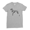 zebra pattern Ladies Fitted T-Shirt