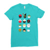 cupcake costume party Ladies Fitted T-Shirt