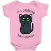 plotting your demise Baby Onesie