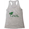 life life on the veg Racerback Tank