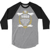 I Am A Virgo 3/4 Sleeve Shirt