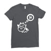 cow says mu Ladies Fitted T-Shirt
