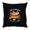 calcifer's bacon and eggs Throw Pillow