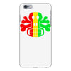 rasta skull and crossbones reggae dub club rave iPhone 6 Plus/6s Plus Case