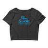 dj club,dance,rave,music,house,cool,funny,retro Crop Top