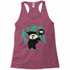 mo hawk ninja Racerback Tank
