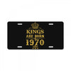 kings are born in 1970 License Plate
