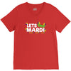 mardi gras V-Neck Tee