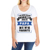 I've Been Called A Lot Of Names But Papa Is My Favorite Ladies Curvy T-Shirt