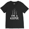 i am a keeper V-Neck Tee