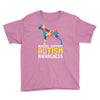 boxers support autism awareness Youth Tee