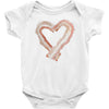 bacon heart Baby Bodysuit