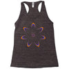 rainbow flower Racerback Tank