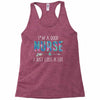 i'm a good nurse i just cuss a lot Racerback Tank