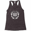 best buckin dad ever Racerback Tank